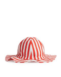 Jersey Sun Hat Red/white