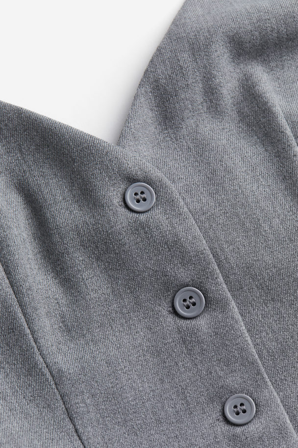 H&M Suit Waistcoat Grey