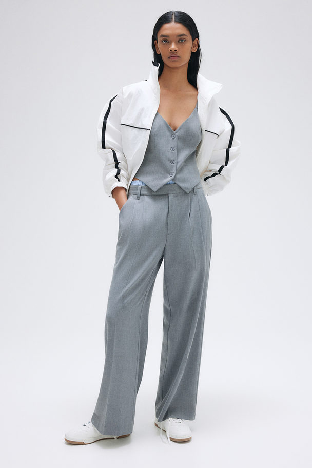 H&M Suit Waistcoat Grey