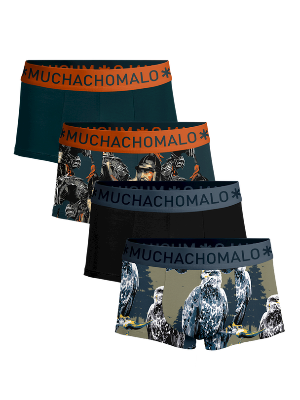Muchachomalo 4er-Pack Boxershorts Herren - Weicher Bund - perfekte Qualität