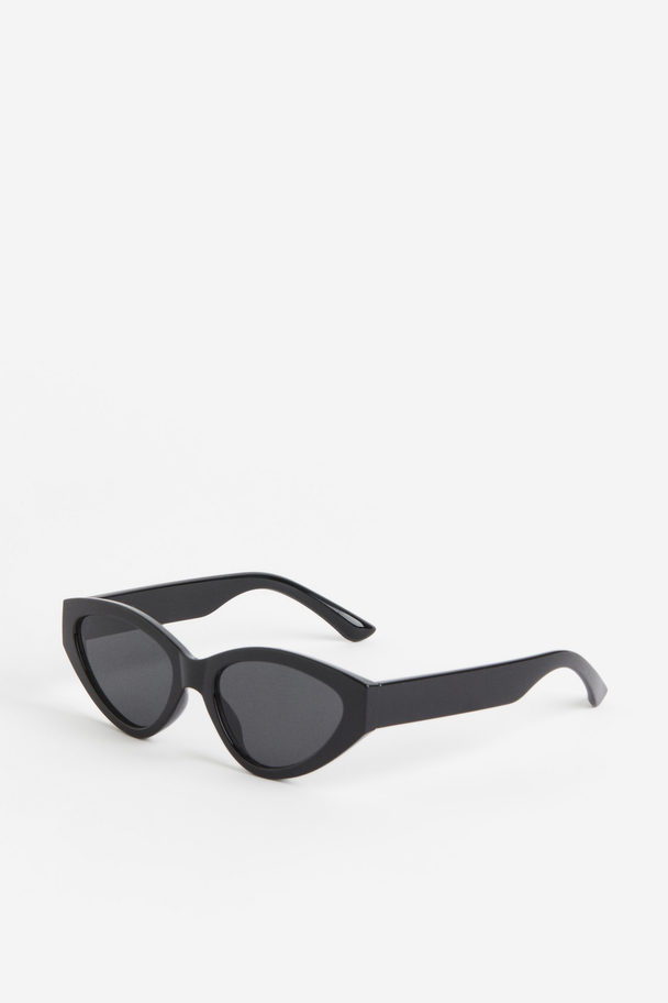 H&M Cat-eyezonnebril Zwart