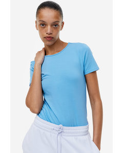 Cotton T-shirt Blue