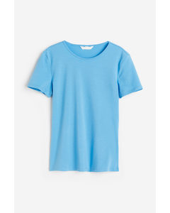 Cotton T-shirt Blue