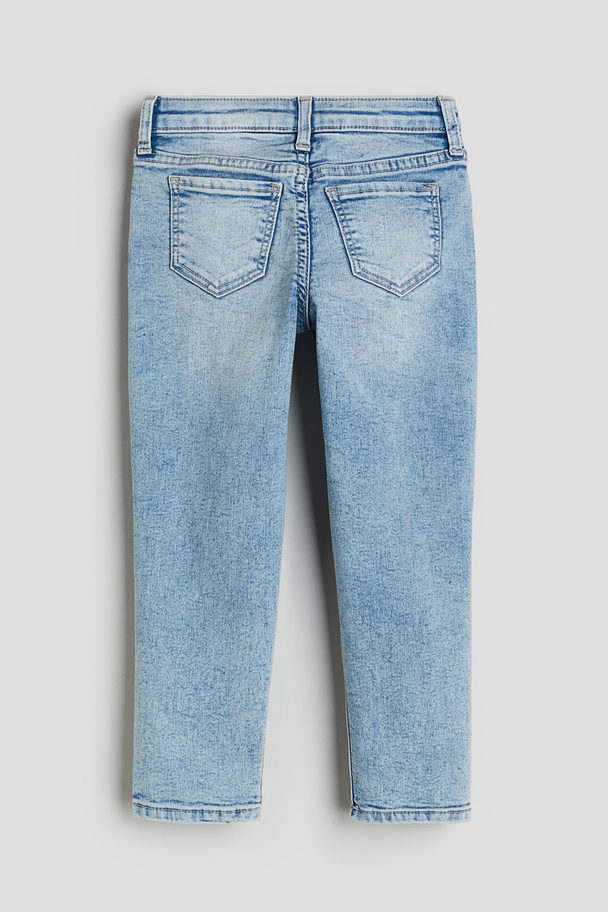 H&M Relaxed Fit Jeans Helles Denimblau