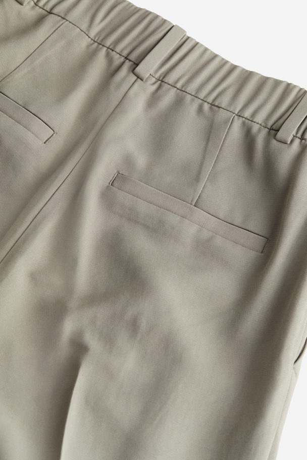 H&M Enkellange Broek Taupe