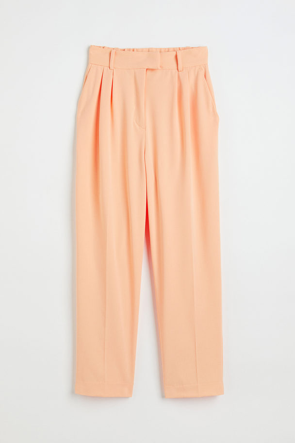 H&M Ankle-length Trousers Apricot