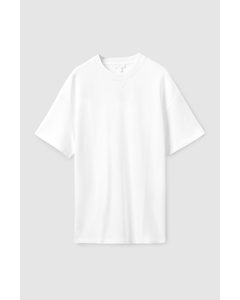 Oversized-fit Sweat T-shirt White