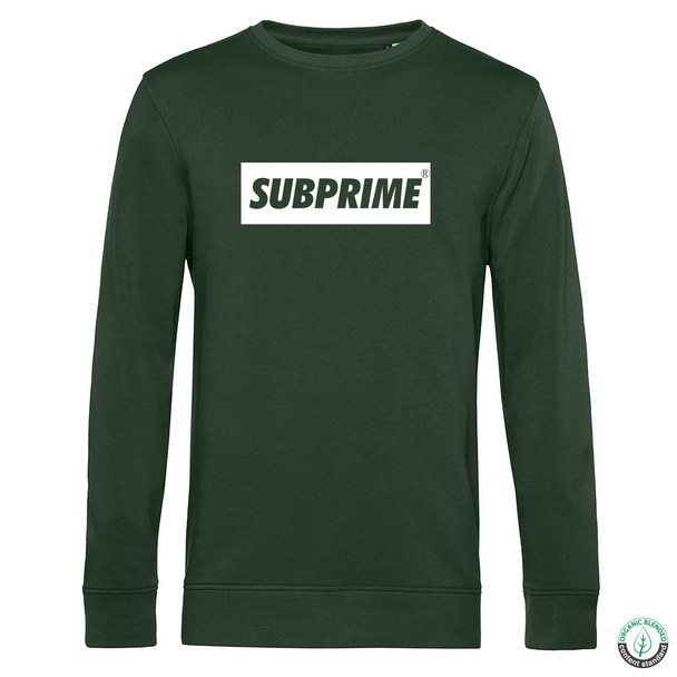 Subprime Subprime Sweater Block Jade Groen Gron
