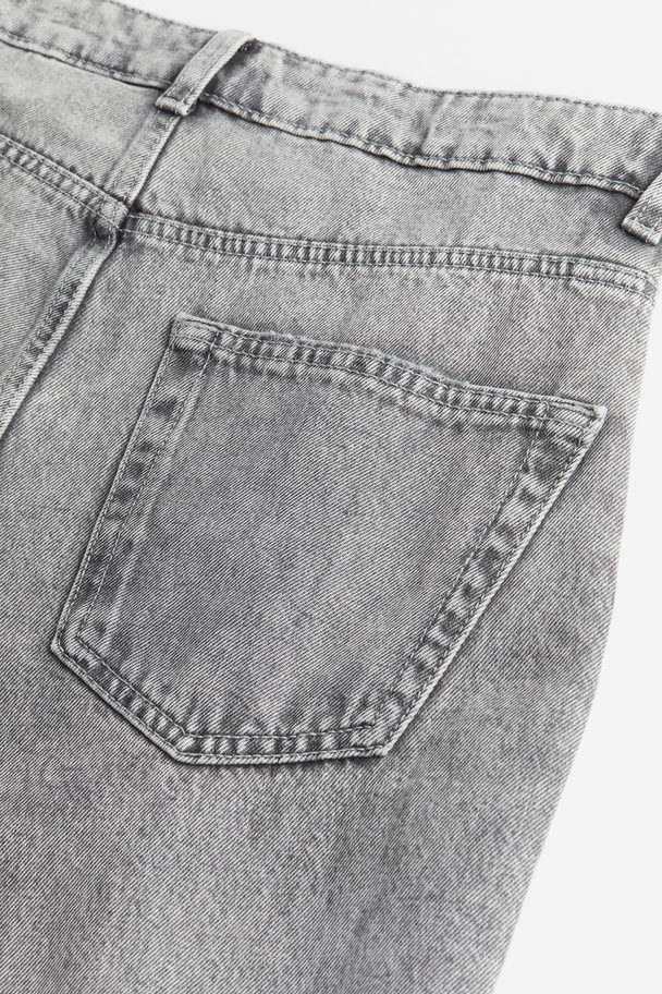H&M 90s Baggy High Jeans Light Grey