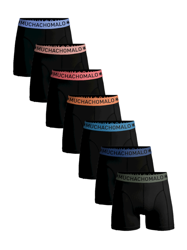 Muchachomalo 7er-Pack Boxershorts Herren - Weicher Bund - perfekte Qualität