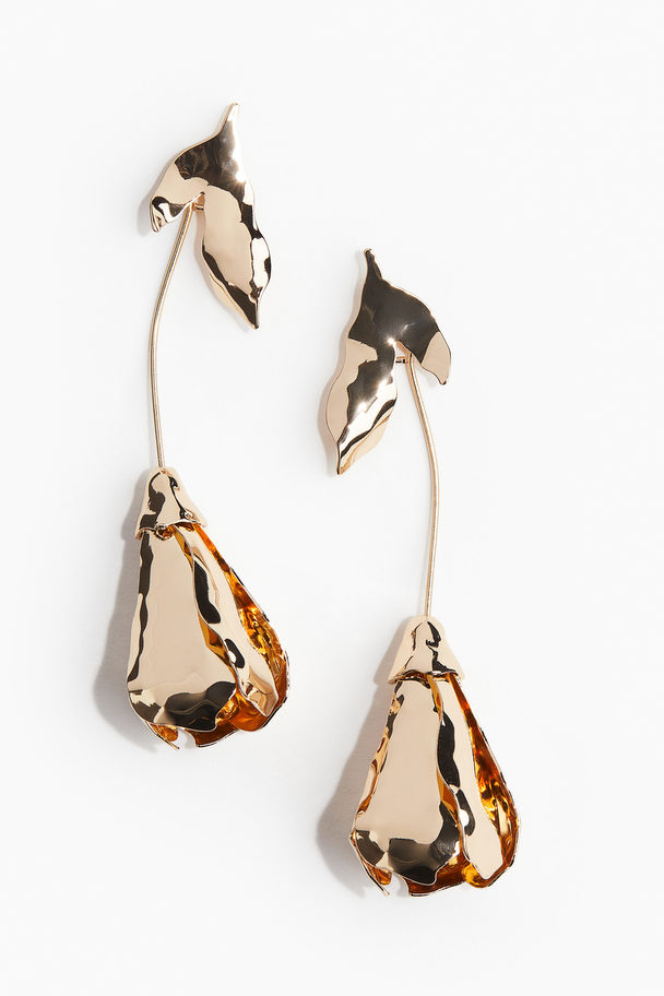 H&M Pendant Earrings Gold-coloured