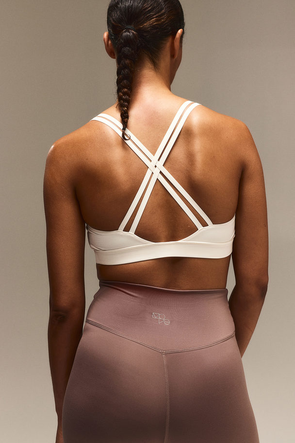 H&M Softmove™ Sport-bh - Light Support Wit