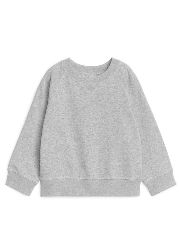 ARKET French Terry Sweatshirt Grey Melange