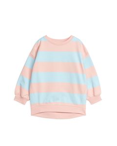 Oversized Sweatshirt Light Blue/light Pink
