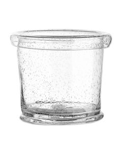 Glass Pot 19 Cm Clear