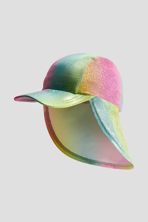 H&M Schimmernde Sonnencap mit UPF 50 Rosa/Farbverlauf