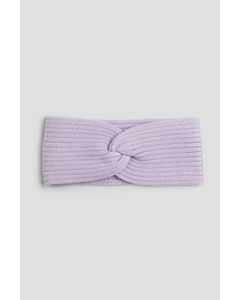 Knitted Headband Lilac