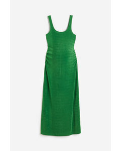 Mama Shimmering Jersey Dress Green