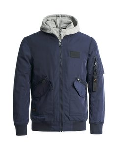 Lined Padded Jacket With Removable Hood