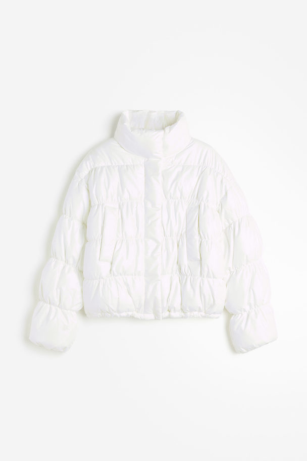 H&M Puffer Jacket Cream/pearly