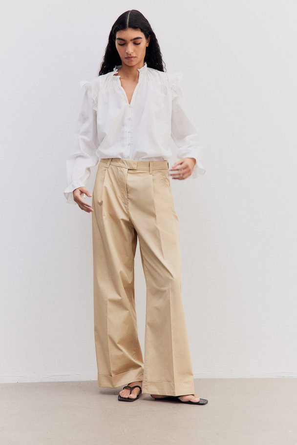 H&M Loose-fit Chinos Beige