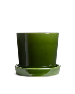 Terracotta Pot 12 Cm Green