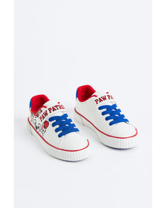 Sneakers Met Print Wit/paw Patrol