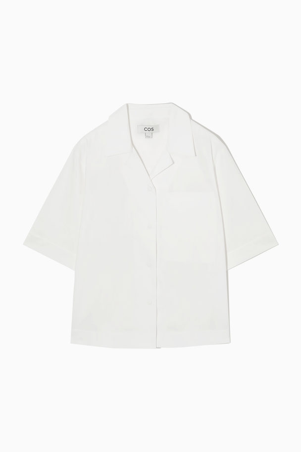 COS Boxy-fit Short-sleeved Shirt White
