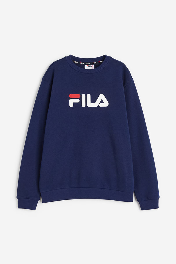 Fila Sordal Classic Logo Crew Sweat Medieval Blue