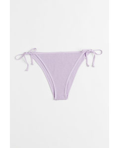 Tie-tanga Bikini Bottoms Light Purple