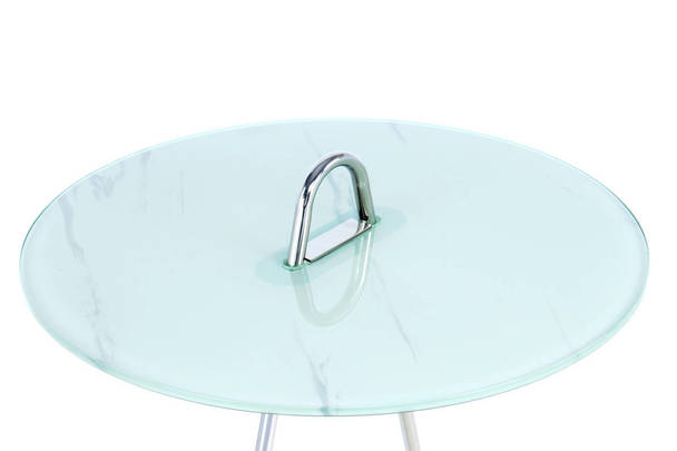 360Living SideTable Pendulum 525 silver / white