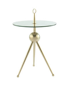 SideTable Ontario 325 gold / clear