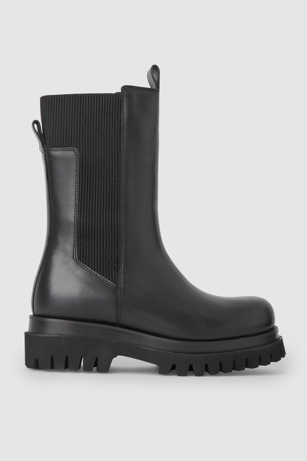 Chunky Chelsea Boots Black Afound.com