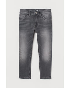 Skinny Fit Jeans Lysegrå