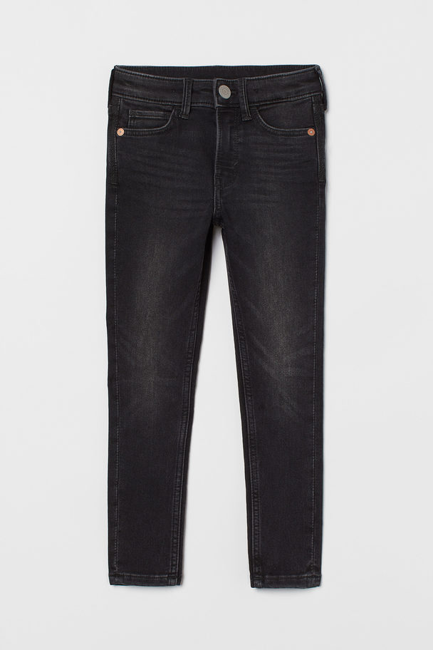 H&M Skinny Fit Jeans Schwarz