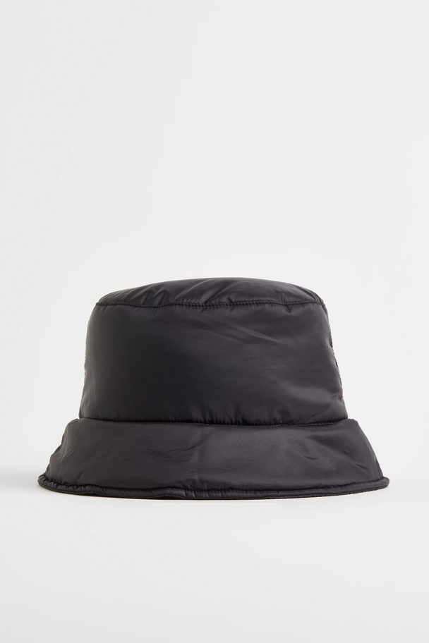 H&M Padded Bucket Hat Black