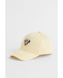 Cap Light Yellow/minnie Mouse