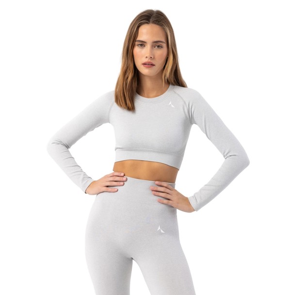 Carpatree Carpatree Womens/ladies Blaze Melange Seamless Long-sleeved Top