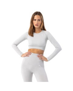 Carpatree Womens/ladies Blaze Melange Seamless Long-sleeved Top