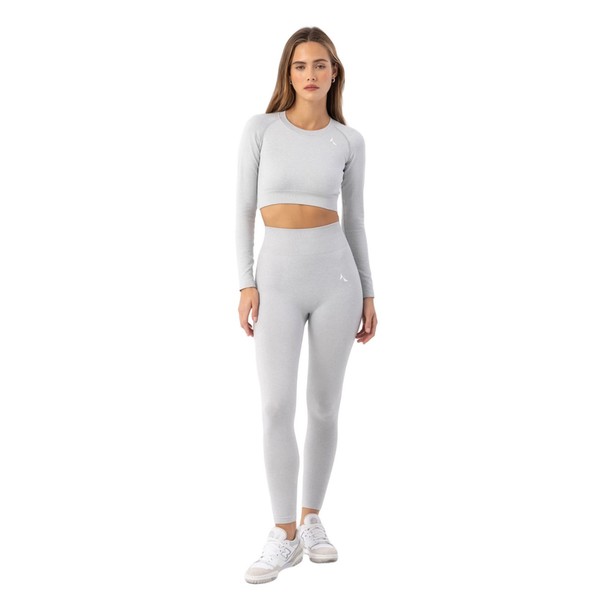 Carpatree Carpatree Womens/ladies Blaze Melange Seamless Long-sleeved Top