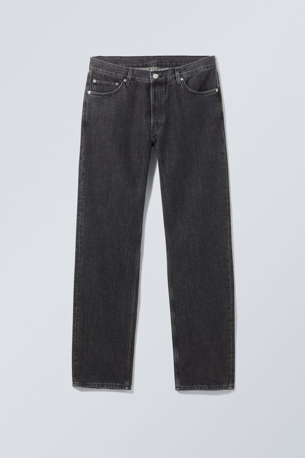 Weekday Klean Regular Jeans Met Rechte Pijpen Zwart
