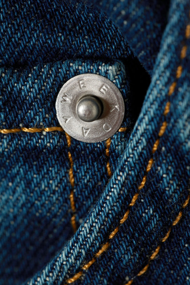 Weekday Klean Regular Jeans Met Rechte Pijpen Saffierblauw