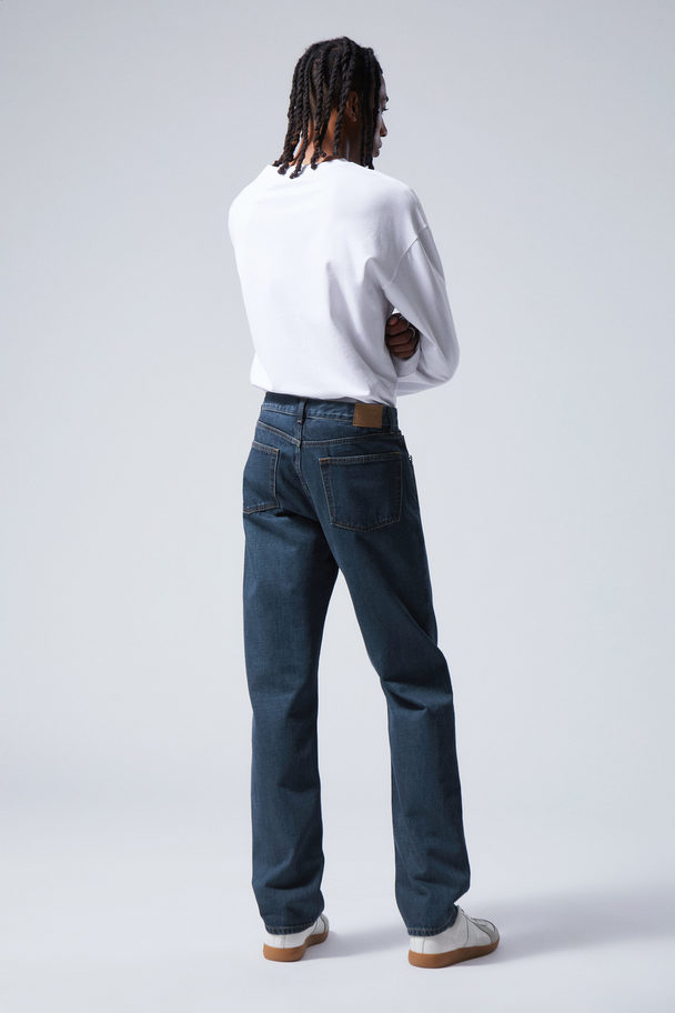 Weekday Klean Regular Jeans Met Rechte Pijpen Saffierblauw