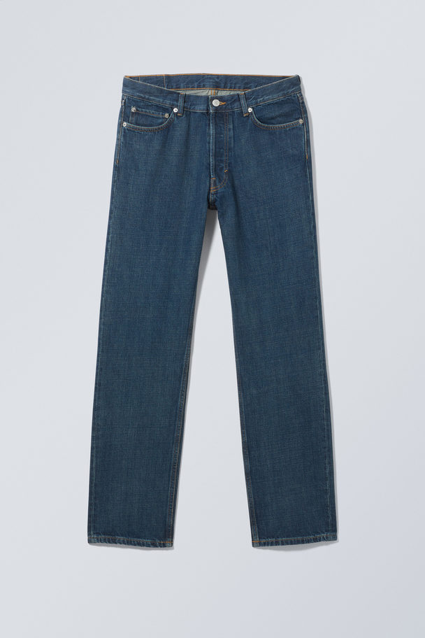 Weekday Klean Regular Jeans Met Rechte Pijpen Saffierblauw