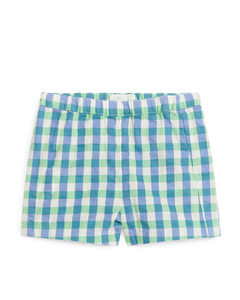 Shorts I Bäckebölja Grön/blå