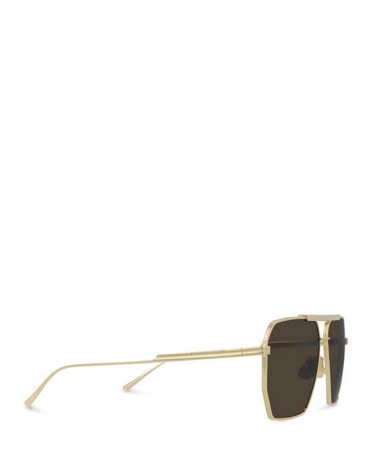 Bottega Veneta Bv1012s Gold Sunglasses