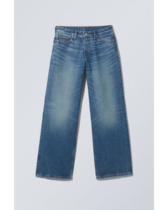 Ample Low Loose Jeans Wave Blue