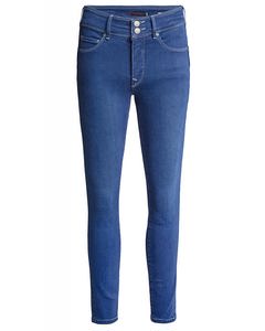 Push In Secret Cropped Bright Blue Jeans
