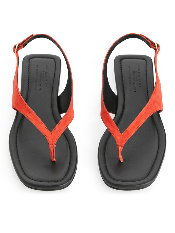 ARKET Suède Teensandalen Oranje