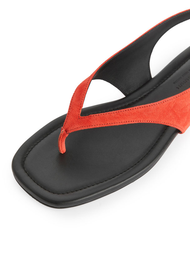 ARKET Suède Teensandalen Oranje